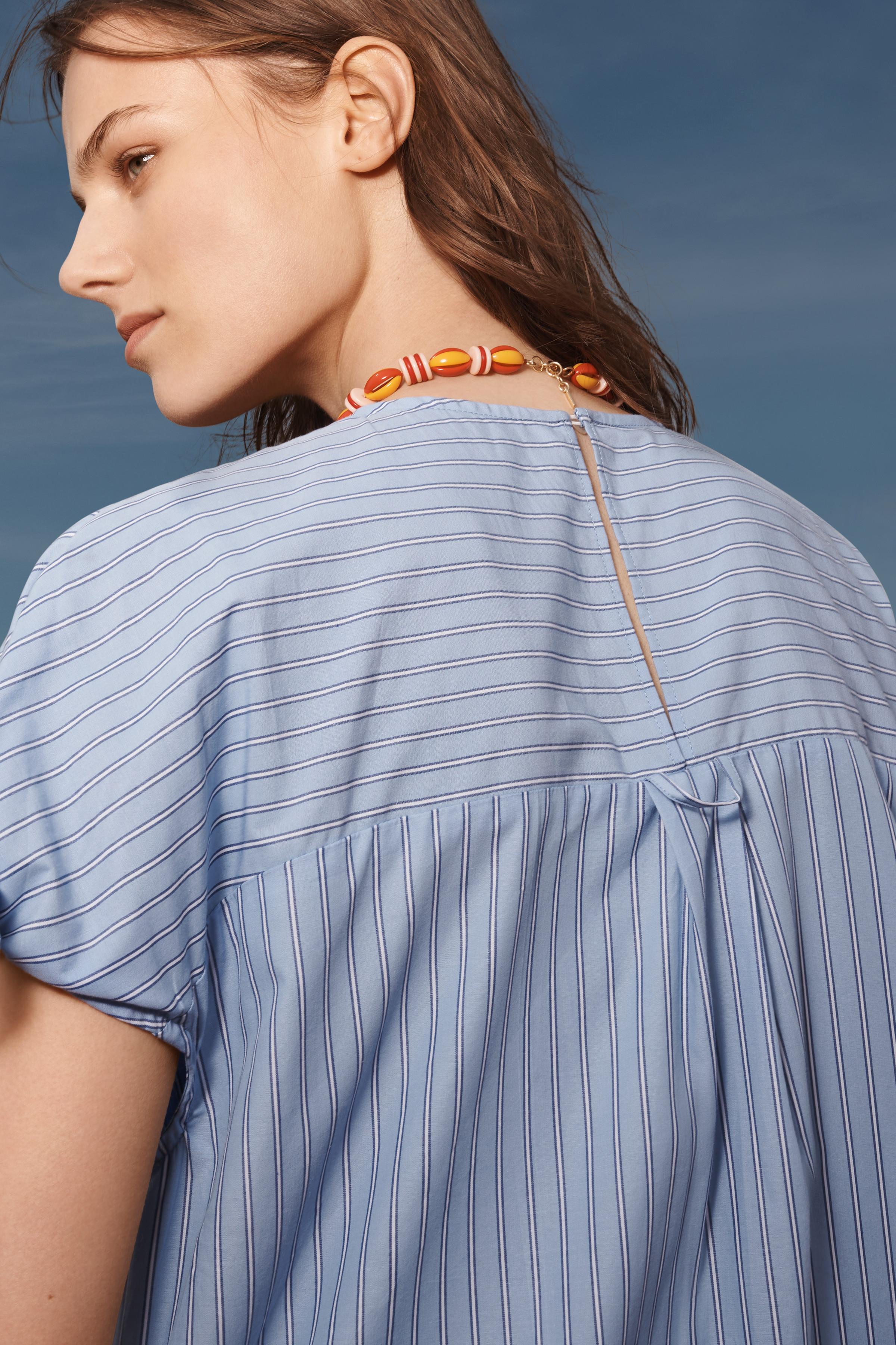 LIMITED EDITION STRIPED ASYMMETRIC DRESS